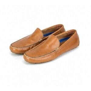 Polo Ralph Lauren Terence Leather Driving Loafers Brown Men's Size 9.5D